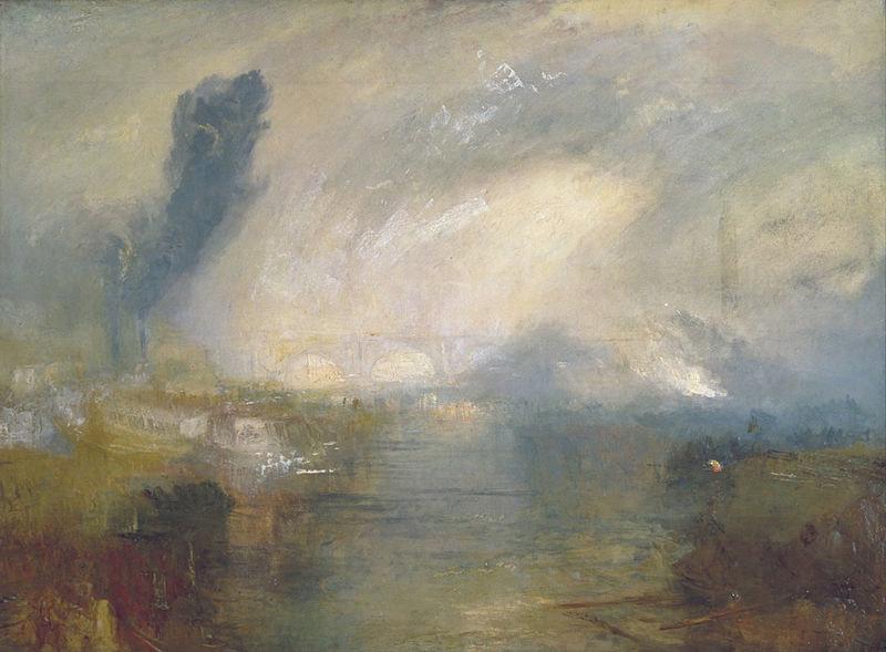 Joseph Mallord William Turner The Thames above Waterloo Bridge Sweden oil painting art